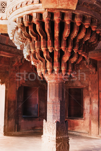 építészeti részlet központi oszlop építészet minta ősi Stock fotó © imagedb