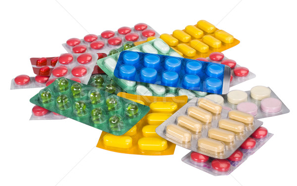 Foto stock: Primer · plano · ampolla · medicina · grupo · farmacia · drogas