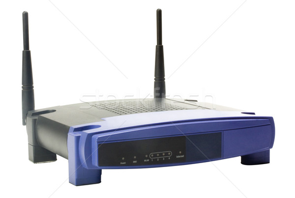 Bezprzewodowej modem świetle technologii anteny Zdjęcia stock © imagedb