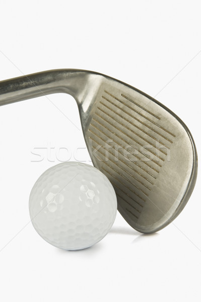 Primer plano golf club pelota de golf deportes juego Foto stock © imagedb