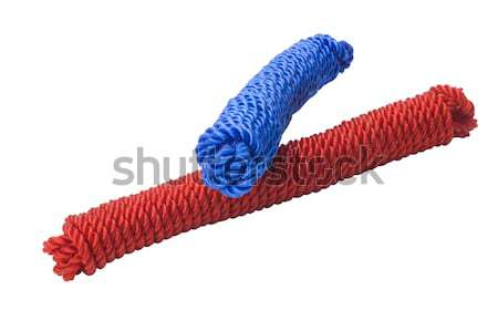 Nylon corda textura azul plástico Foto stock © imagedb