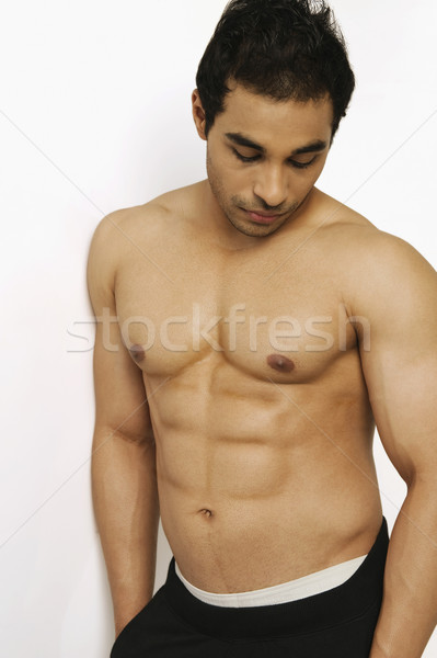 Homme posant énergie une [[stock_photo]] © imagedb