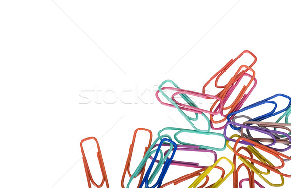 Papieru grupy plastikowe wyboru odizolowany Zdjęcia stock © imagedb