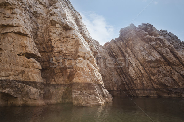 Marmer rotsen rivier wijk fotografie toerisme Stockfoto © imagedb