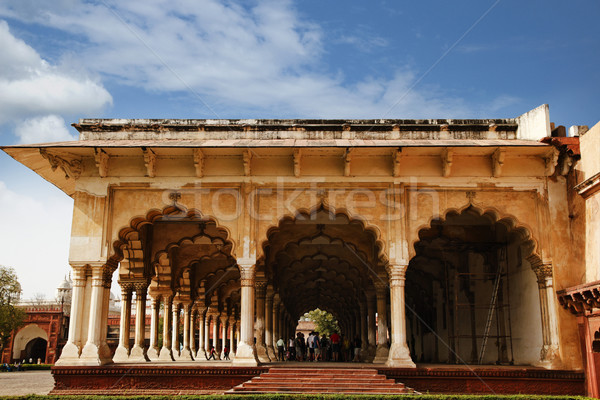 Festung Indien Himmel Gruppe Wolke Architektur Stock foto © imagedb