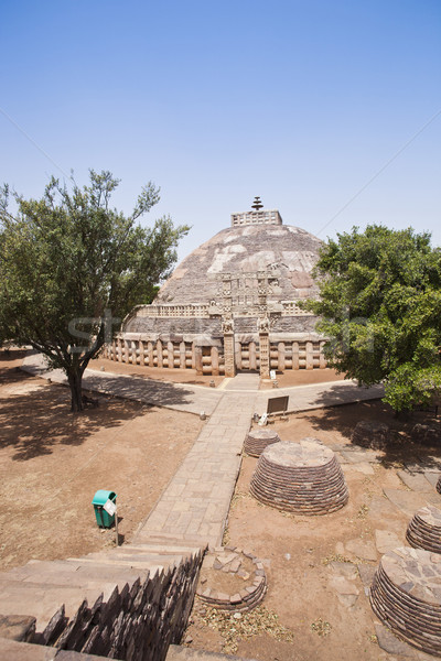 Great Stupa built by Ashoka the Great at Sanchi, Madhya Pradesh, Stock photo © imagedb