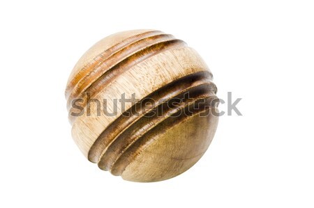 クローズアップ 装飾的な 木製 ボール 木材 パターン ストックフォト © imagedb