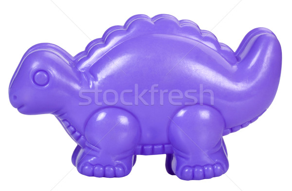 Сток-фото: игрушку · динозавр · пластиковых · Purple · фотографии