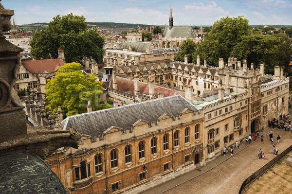 Universitar clădirilor oraş oxford oxfordshire Anglia Imagine de stoc © imagedb