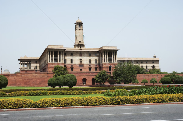 Gouvernement bâtiment bord de la route new delhi Inde architecture Photo stock © imagedb