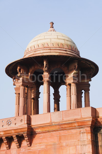 élevé vue gouvernement bâtiment new delhi Photo stock © imagedb