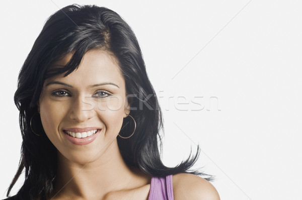 Portré nő mosolyog üzlet nő iroda mosoly Stock fotó © imagedb