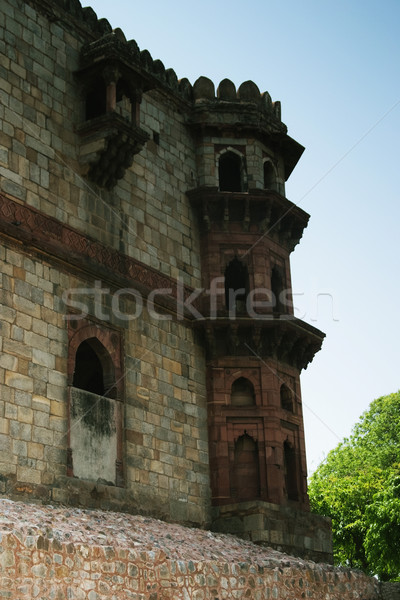 Alulról fotózva kilátás erőd öreg Delhi India Stock fotó © imagedb