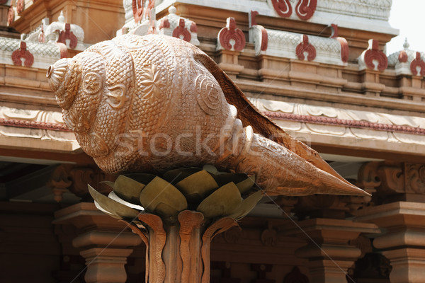 подробность оболочки скульптуры храма Нью-Дели Индия Сток-фото © imagedb