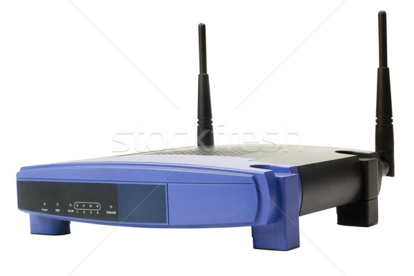 Közelkép drótnélküli modem fény technológia antenna Stock fotó © imagedb