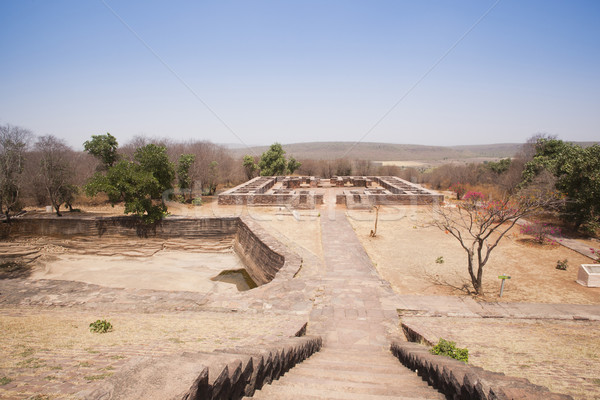 Buddhistisch Kloster Indien Fotografie alten Schritte Stock foto © imagedb