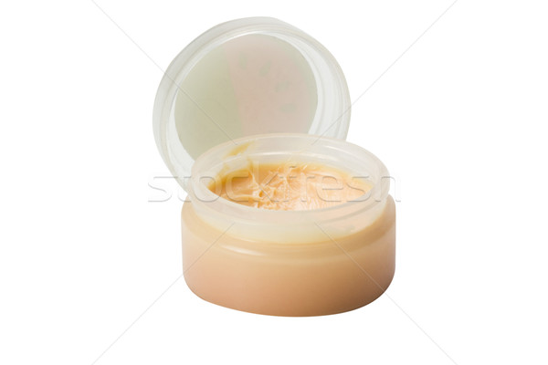 Primer plano crema hidratante contenedor crema abierto horizontal Foto stock © imagedb
