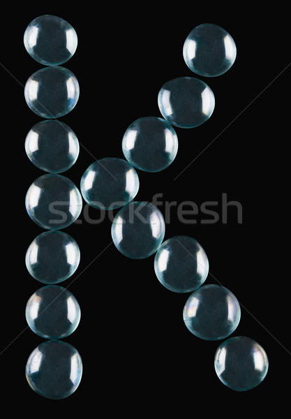 Marmor Kugeln Form Schreiben Glas Stock foto © imagedb