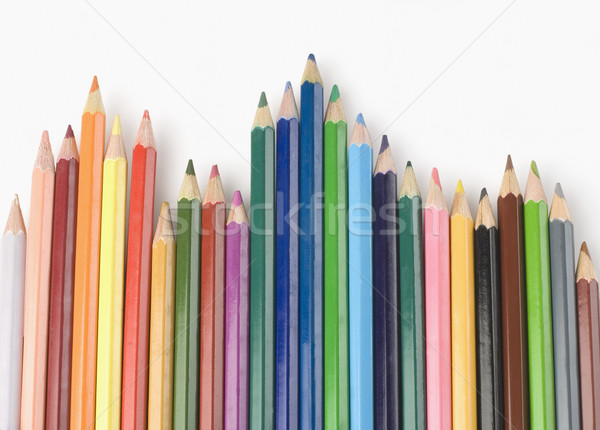 Gekleurd potloden onderwijs groep objecten Stockfoto © imagedb