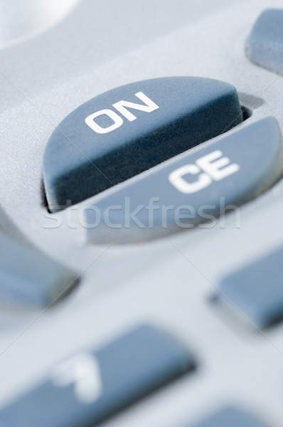 Knoppen calculator sleutel financieren studio Stockfoto © imagedb