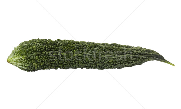 Közelkép keserű dinnye étel zöld zöldség Stock fotó © imagedb