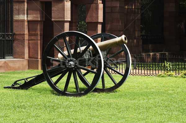 пушка форт Правительство здании Нью-Дели Индия Сток-фото © imagedb