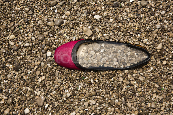 Sandal on the beach Stock photo © imagedb