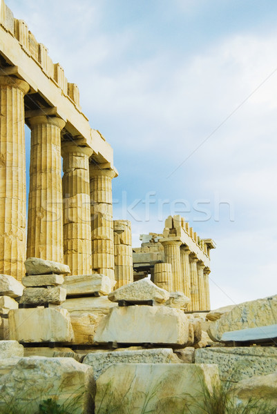 視圖 雅典衛城 雅典 希臘 天空 商業照片 © imagedb