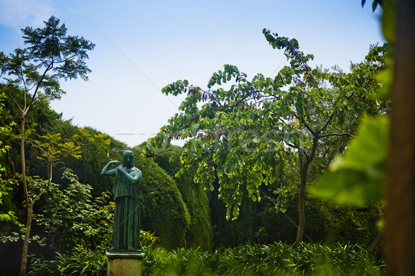 Statue in the garden Stock photo © imagedb