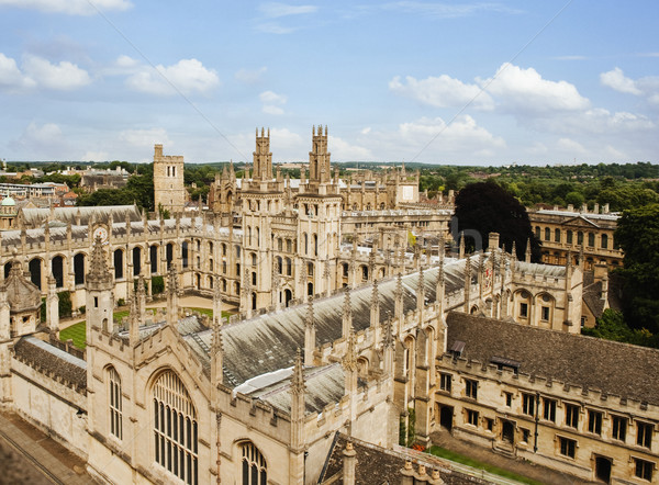 Vedere universitar clădirilor oxford oxfordshire Imagine de stoc © imagedb