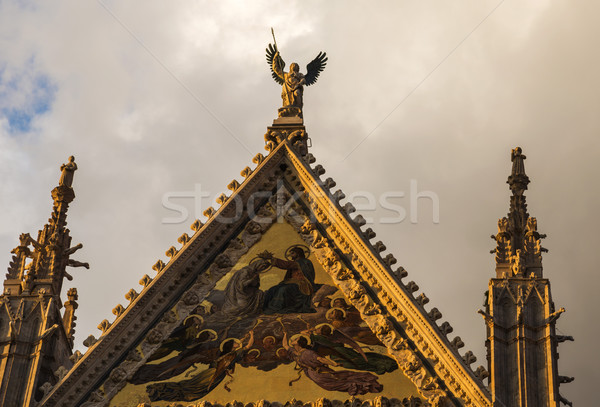 Detalle arquitectónico catedral Toscana Italia arte iglesia Foto stock © imagedb