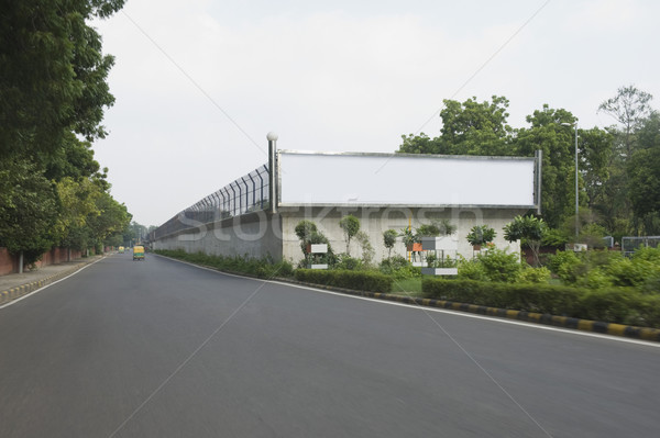 Bâtiment bord de la route new delhi Inde ciel architecture [[stock_photo]] © imagedb
