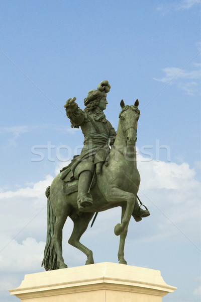 Vue statue versailles Paris France [[stock_photo]] © imagedb