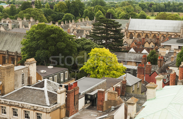 Vedere clădirilor oraş oxford oxfordshire Imagine de stoc © imagedb