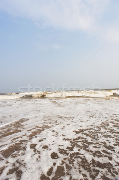 Sörf plaj Hindistan gökyüzü su doğa Stok fotoğraf © imagedb