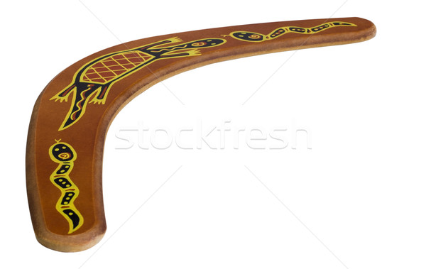 [[stock_photo]]: Boomerang · bois · art · photographie · décoration