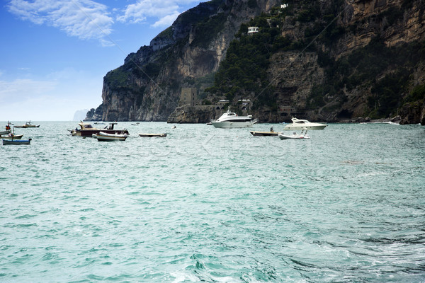 ボート 海 海岸 岩 ボート 写真 ストックフォト © imagedb