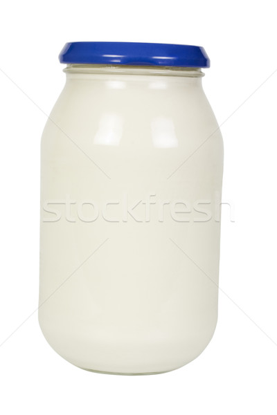 Majonez jar oleju butelki biały Zdjęcia stock © imagedb