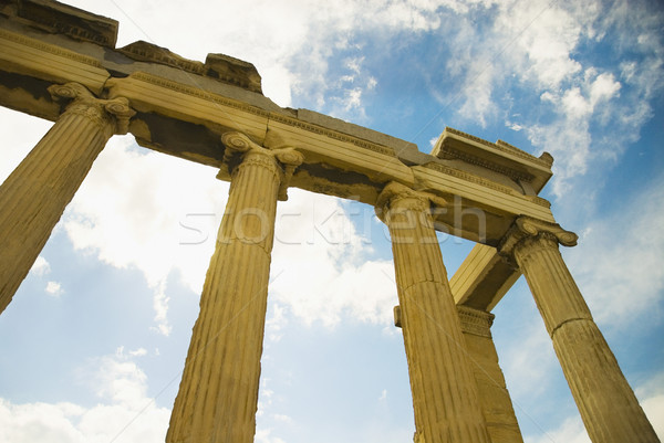 Acropolis Athene Griekenland hemel Stockfoto © imagedb