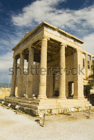 Oude tempel Acropolis Athene Griekenland hemel Stockfoto © imagedb
