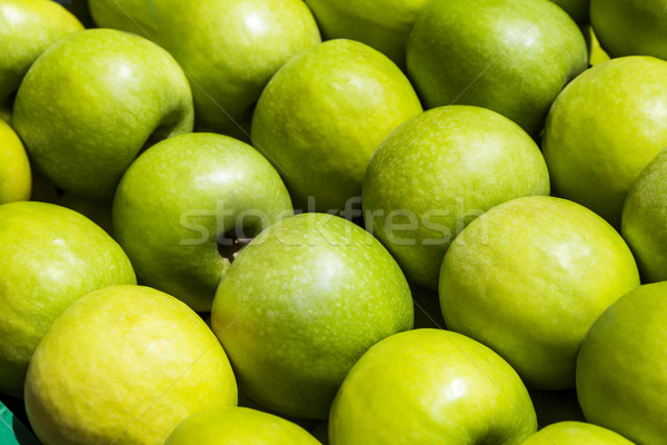 Close-up of granny smith apples Stock photo © imagedb