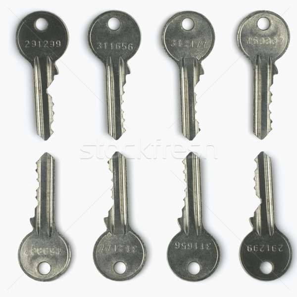 Primer plano claves metal segura agujero fotografía Foto stock © imagedb