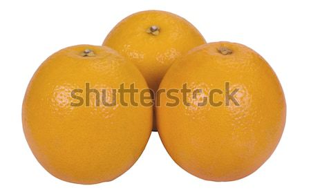 Primo piano arance arancione fresche fotografia isolato Foto d'archivio © imagedb