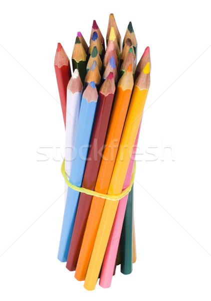 карандашей эластичный группы искусства образование Сток-фото © imagedb