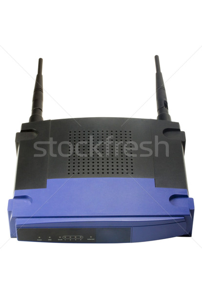Közelkép drótnélküli modem fény technológia antenna Stock fotó © imagedb