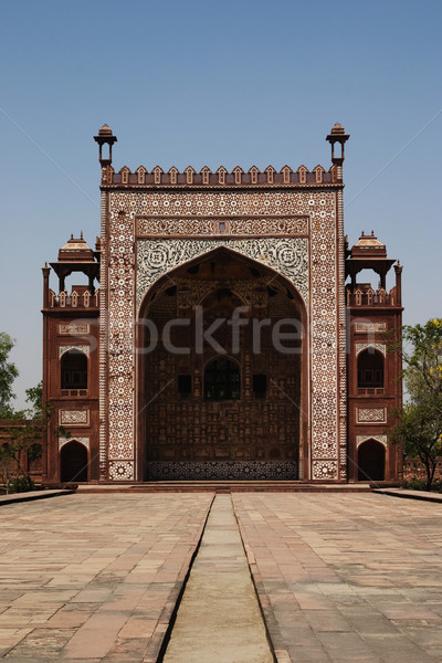 Mozole mezar muhteşem tarih kapı Stok fotoğraf © imagedb