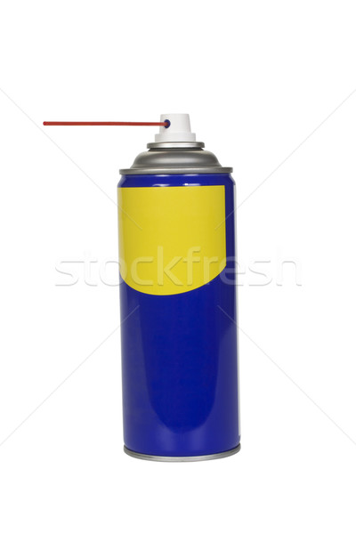 Aerosol puszka metal niebieski chemicznych Zdjęcia stock © imagedb