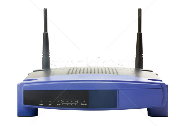 Közelkép drótnélküli modem fény technológia antenna Stock fotó © imagedb