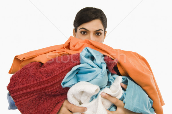 Femeie haine portret curăţenie curăţa Imagine de stoc © imagedb