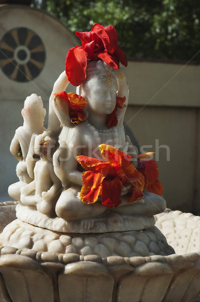 Jardín templo nueva delhi India flor arte Foto stock © imagedb
